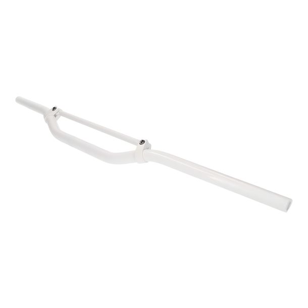 Enduro aluminium handlebar with strut white 22 mm - 820 mm