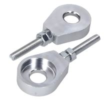 Radspanner / Kettenspanner Satz Aluminium silber eloxiert 12mm