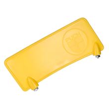 Alerón guardabarros amarillo con el " logo Puch " para ciclomotor Puch Maxi