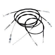 Cable set throttle cable, brake cable front, rear, clutch cable for Puch Maxi E50
