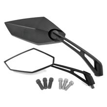 Conjunto de Espelhos M8 / M10 preto com homologação E
