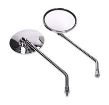 M8 ronde chromen spiegelset