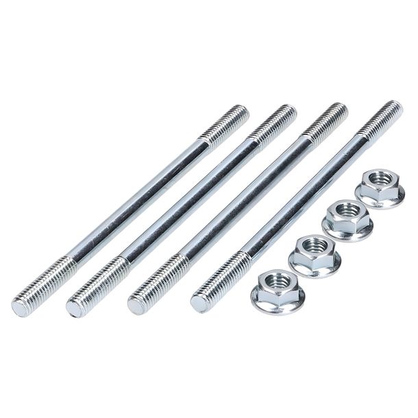 Stud set cylinder with nuts M6x107mm - 4 pieces each