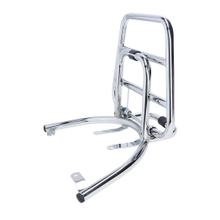 Top Case Träger / Gepäckträger klappbar Chrom für Piaggio Zip 00-