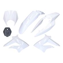 Verkleidung Kit komplett weiß für Derbi Senda 2011-, Gilera RCR, SMT 2011-