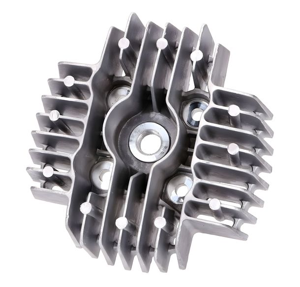 Zylinderkopf 45mm 68,4ccm Aluminium lange Kühlrippen für Puch Maxi, X30 Automatik