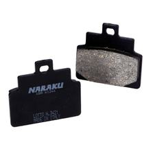 Pastilhas de freio Naraku orgânicas para Aprilia Scarabeo 100, Leonardo