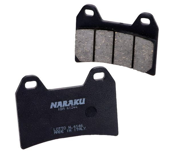 brake pads Naraku organic for Aprilia, BMW, Ducati, KTM, Moto Guzzi