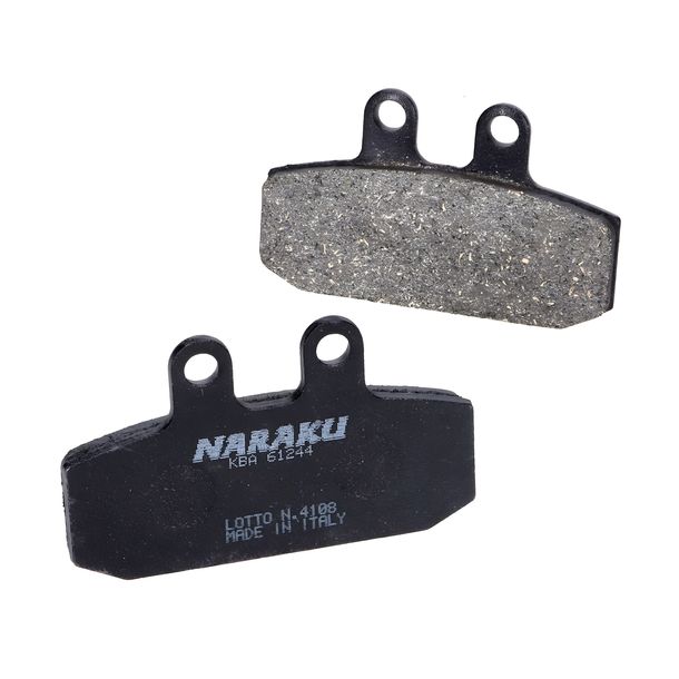 plaquettes de frein Naraku bio pour Aprilia, Honda, Derbi, Malaguti