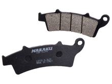 Pastilhas de freio Naraku orgânicas para Aprilia, Kymco People GT, Malaguti, Piaggio