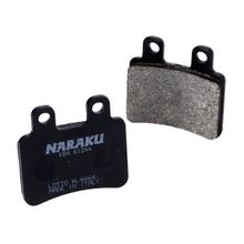 plaquettes de frein Naraku organiques pour Beta RR, Derbi Senda, Italjet Jet Set, MBK X-Limit, Peugeot Elystar, Rieju RS2, Yamaha DT