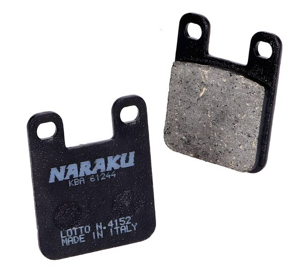 pastiglie freno Naraku organiche per Derbi, Gilera, Italjet, Peugeot