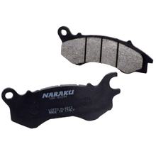 Pastilhas de freio Naraku orgânicas para Honda PCX 125, NSC, Vision, Peugeot, Torrot