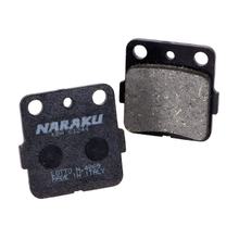 Pastilhas de freio Naraku orgânicas para Honda TRX 250-500, Yamaha YFM 125, Arctic Cat 400 DVX