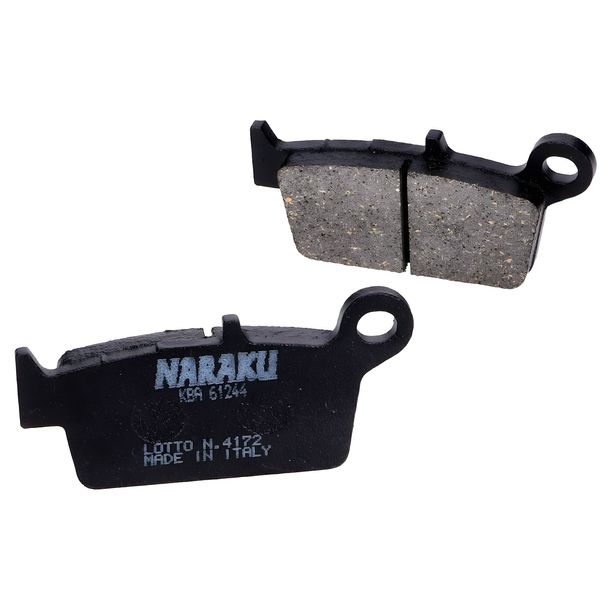 Bremsbeläge Naraku organisch für Kymco Curio, Fever ZXI, ZXII, KB50, Top Boy, Honda Lead, Shadow