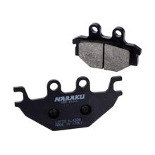Pastilhas de freio Naraku orgânicas para Kymco KXR, MXU, Maxxer, UXV, SYM Quad Lander, Yamaha MT, YZF-R