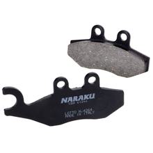 Pastilhas de freio Naraku orgânicas para Piaggio X7, X9, X-Evo, MP3, Vespa 946, GTS, GTV