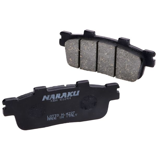plaquettes de frein Naraku bio pour SYM, Peugeot, TGB