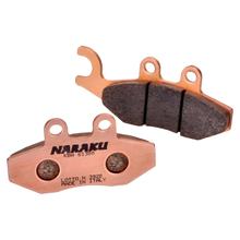 Pastilhas de freio Naraku Sinter para Aprilia, Derbi, Gilera, Piaggio, Vespa