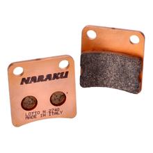 Pastilhas de freio Naraku Sinter para Honda Dio, Daelim Message, Cordi, Five