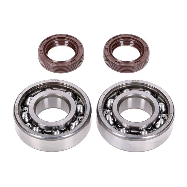 Kit de roulements de vilebrequin Naraku SKF/FKM Premium C4 avec cage métallique pour Peugeot couchée