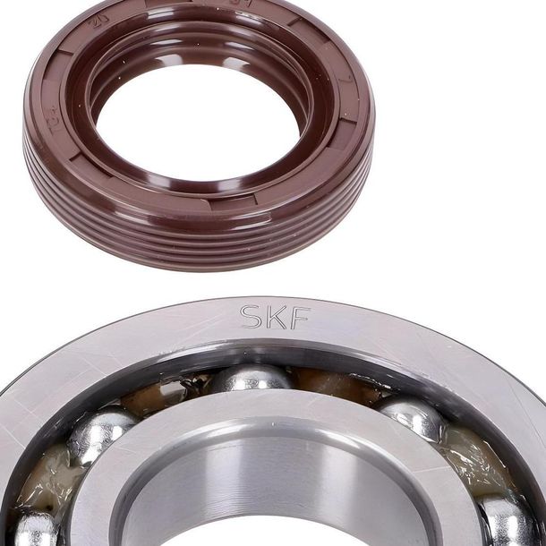 Kurbelwellenlager Satz Naraku SKF, FKM Premium C3 für Kymco, SYM liegend – Bild 3