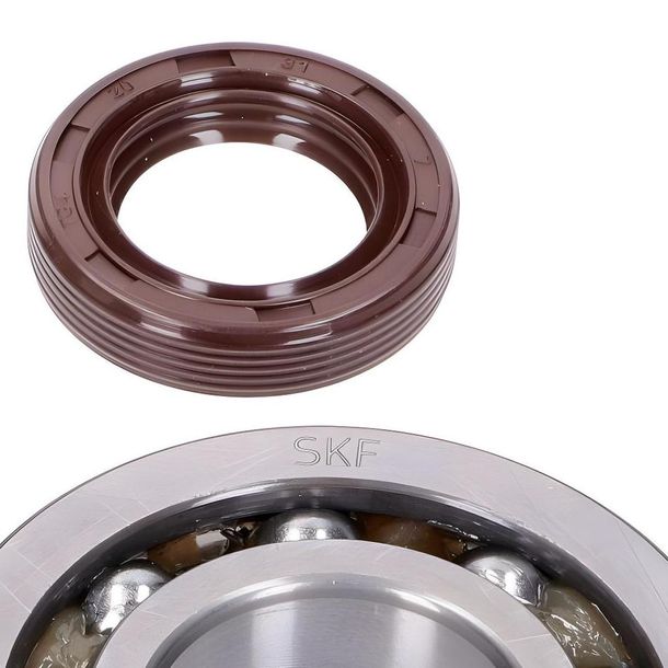 Kurbelwellenlager Satz Naraku SKF, FKM Premium C3 für Kymco, SYM liegend – Bild 4