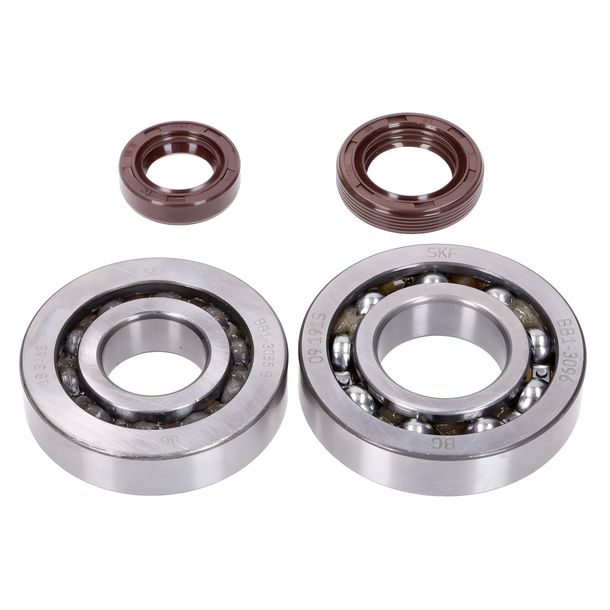 Kurbelwellenlager Satz Naraku SKF, FKM Premium C3 für Kymco, SYM liegend – Bild 1