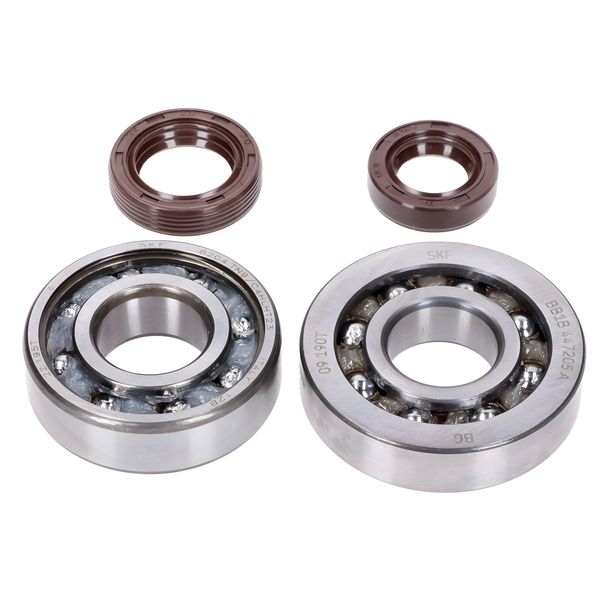 Kurbelwellenlager Satz Naraku SKF, FKM Premium C3, C4 Polyamid für Peugeot stehend E2