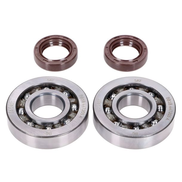 Kit de roulements de vilebrequin Naraku SKF, polyamide FKM Premium C4 pour Peugeot couchée