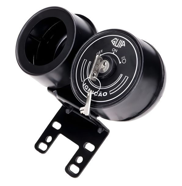 Dash support/cockpit speedometer and ignition switch black universal for moped, moped