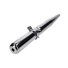Escapamento Cromado 28mm com Cone Contrário para Simson S51 Enduro, S70 Enduro