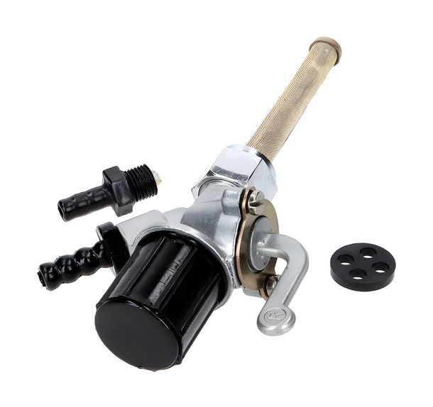 Benzinhahn mit Wassersack schwarz für Simson S50, S51, S70