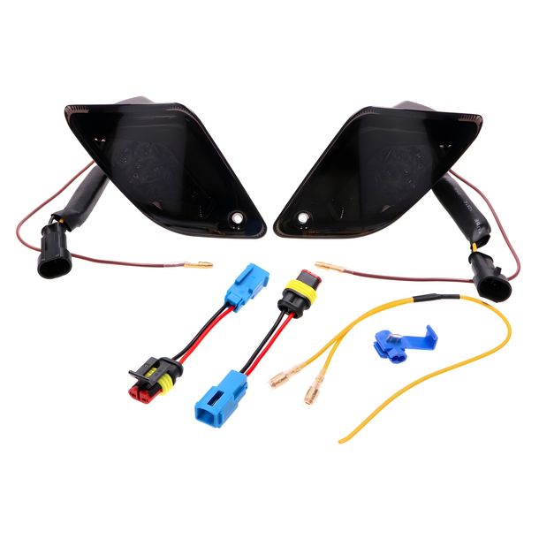 Rear indicator set LED smoke grey tinted for Vespa GT, GTL, GTV, GTS 125-300