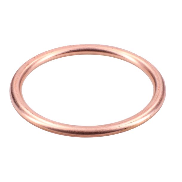 Guarnizione collettore di scarico rame 28x34mm per Simson S50, S51, S53, S70, S83, SR50, SR70, Schwalbe, Sparrow, Sparrow, Hawk, Star