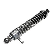Shock enduro rear left with chrome trim cap (2.5 cm extended) for Simson S51, S53, S70, S83
