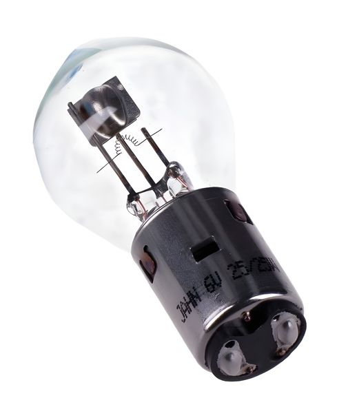 Bulb Bilux BA20d 6V 25/25W clear