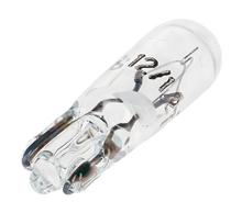 Gloeilamp T5 W2x4,6d 12V-1.2W helder, glazen voet