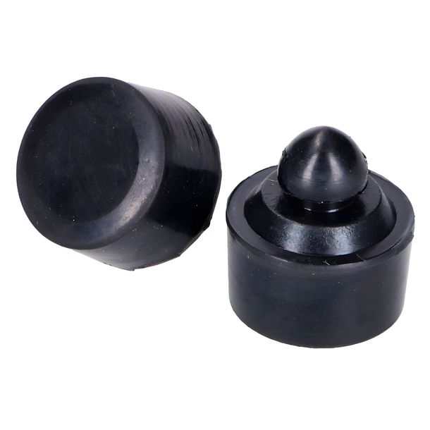 Rubber mushroom bench black, 2 pieces for Simson S50, S51, S70