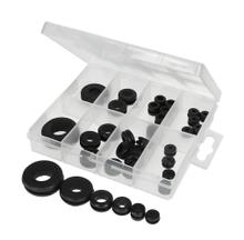 Ilhós de Borracha / Passa-Cabos Kit de Variedade 35 peças