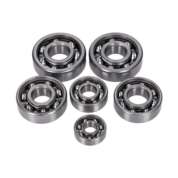 SNH Motor/Gearbox Bearing Set 6-piece for Simson S50, KR50, KR51/1, SR4, Schwalbe, Star, Sparrow, Sparrow, Hawk