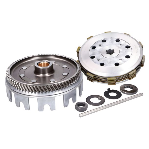 Gruppo frizione completo per Minarelli AM6, Generic, KSR-Moto, Keeway, Motobi, Ride, CPI, 1E40MA, 1E40MB