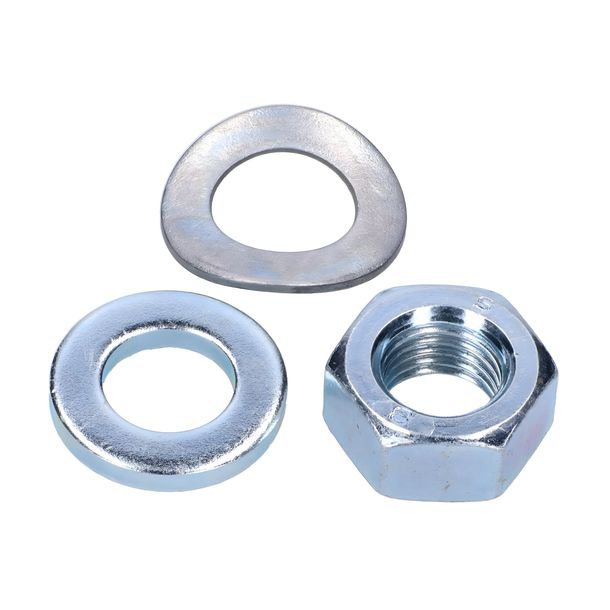 Standard parts set axle front M12 x 1.5 including disc for hub cap for Simson S50, S51, S53, S70, S83, SR50, SR80
