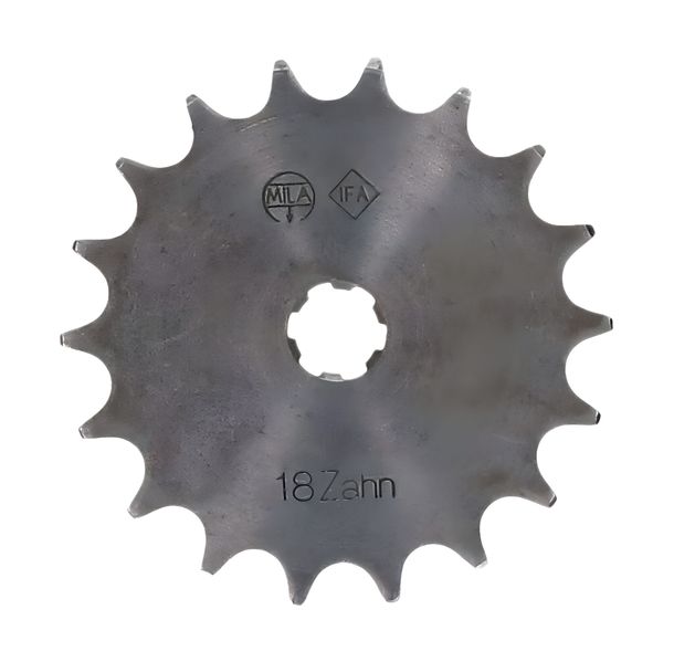 Pignon 18 dents/pignon chaîne pour Simson S50, SR4-1, SR4-2, SR4-3, SR4-4, KR51/1 Schwalbe, Star, Sparrow, Sparrow, Hawk