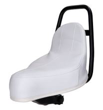 Sattel / Sitz Chopper weiß für Puch
