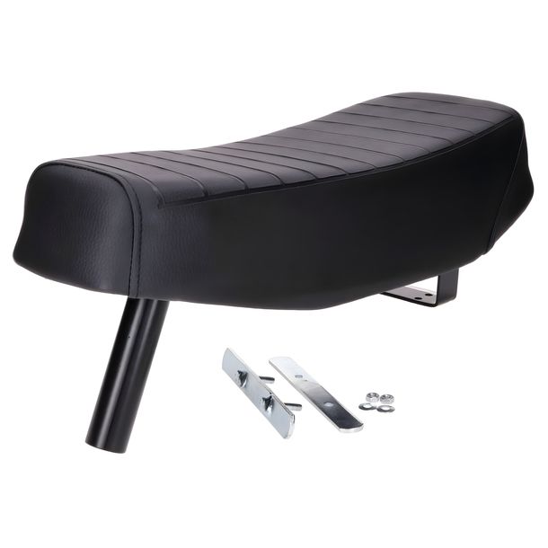Saddle/seat 2 seater Buddy Seat black for Puch Maxi