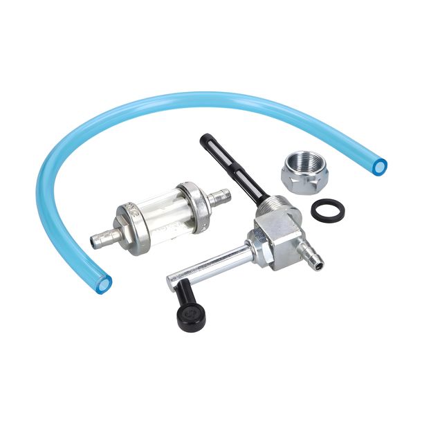 Set rubinetto benzina, tubo carburante e filtro carburante per Simson S50, S51, S70, MZ ETZ, TS, ES