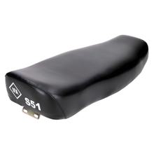Sitzbank Doppelsitz glatt, schwarz mit IFA S51 Schriftzug für Simson S50, S51, S70