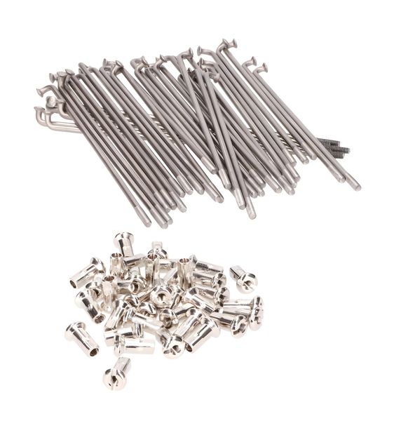 Speichen Satz Edelstahl Made in Germany 143,5mm mit M3,5 Nippel für 16 Zoll für Simson S50, S51, S53, S83, Schwalbe, Sperber, Habicht