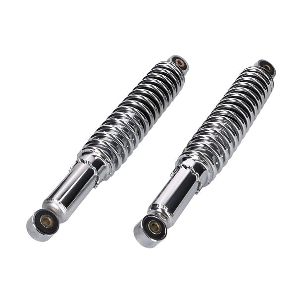 Shock Absorber Set 380 mm 5-Way Adjustable for Simson S50, S51E S51, S70E, S70, S53, S83 Enduro